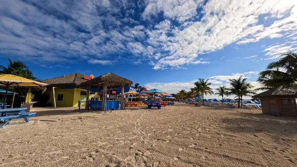 Bahamas Dezember 2021 Der Strand Von Coco Cay Der Privatinsel — Stockfoto
