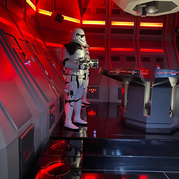 stock image Orlando, FL USA- December 22, 2019: The Rise of the Resistance Star Wars ride  in Hollywood Studios Walt Disney World in Orlando, Florida.