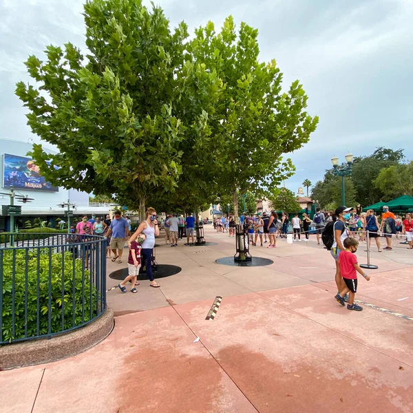 Orlando Septiembre 2020 Gente Caminando Por Hollywood Studios Walt Disney — Foto de Stock