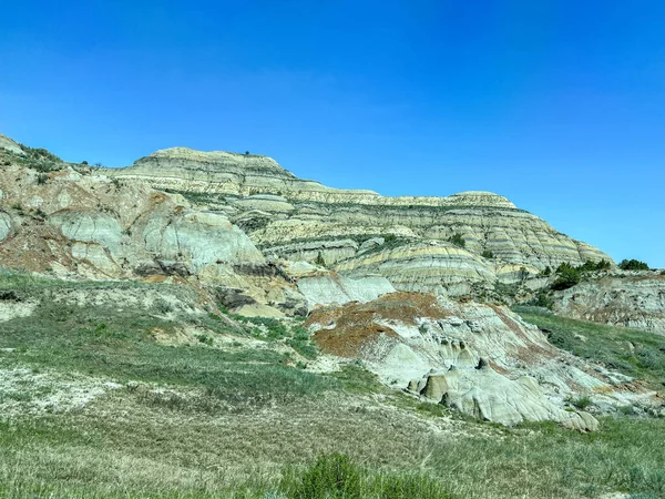 Badlands Kullar Och Berg Theodore Roosevelt Nationalpark North Dakota — Stockfoto