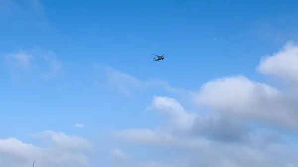 Джексонвилл Флорида Сша Октября 2022 Года Военный Вертолет Летящий Над — стоковое фото