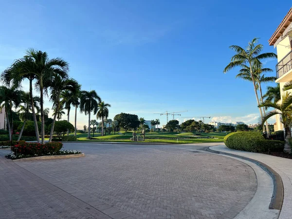 Boca Raton Usa November 2023 Der Boca Raton Golfplatz Boca lizenzfreie Stockfotos
