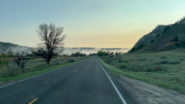 Kuzey Dakota Daki Theodore Roosevelt Ulusal Parkı Ndaki Smokey Badlands — Stok video