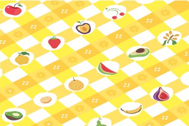 Meyve perdeleri - moda 80 'ler-90' lar