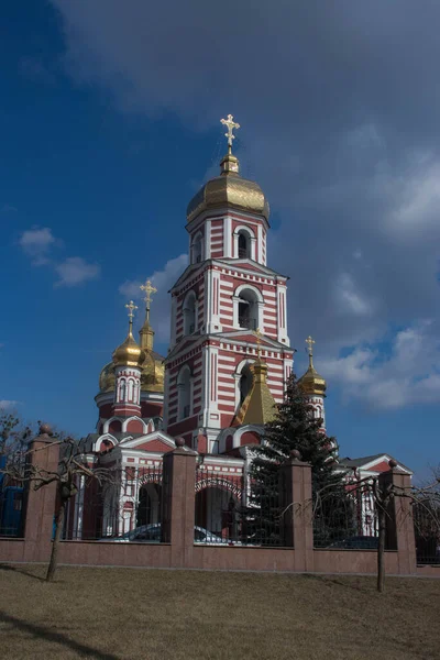 Kharkiv Ucrânia 2021 Igreja Panteleimon Templo Kharkiv Klochkovskaya — Fotografia de Stock