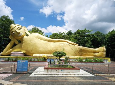Ramu Budist tapınağı Bandarban Bölgesi, Chittagong, Bangladeş.