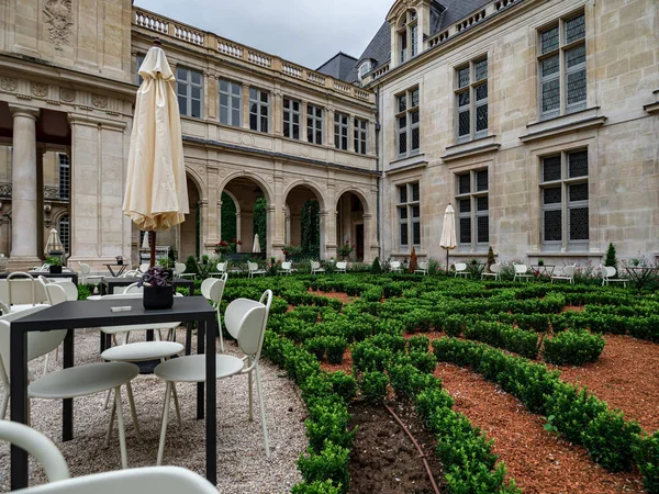 Jardim Regular Com Labirintos Aparados Petit Palais Paris Luxo Uma — Fotografia de Stock
