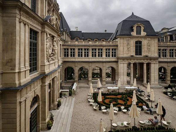 Regelmäßiger Garten Mit Beschnittenen Labyrinthen Petit Palais Paris Der Luxus — Stockfoto