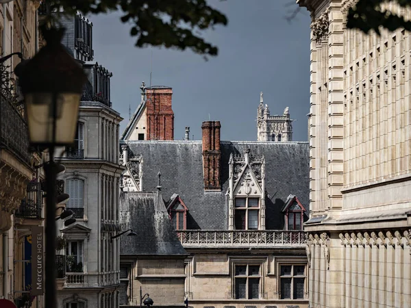 Уютные Красивые Романтические Улицы Парижа Величественная Архитектура Франция — стоковое фото