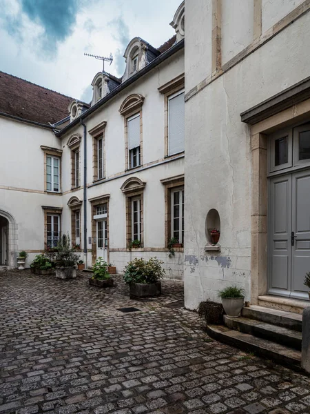 Middeleeuwse Stad Dijon Hoofdstad Van Bourgondië Gezellig Schattig Centrum Van — Stockfoto
