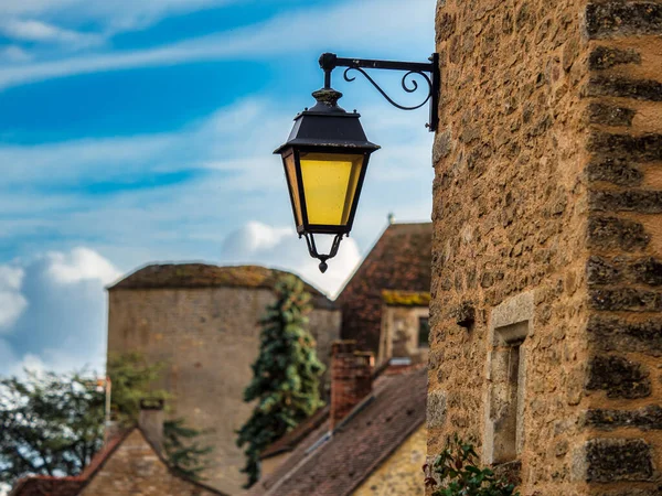 Middeleeuwse Stad Chateauneuf Bourgondië Een Gezellig Schattig Stadje Dat Opgroeide — Stockfoto