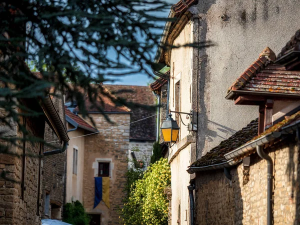 Medieval City Chateauneuf Burgundy Cozy Cute Town Grew Huge Old — Stock Photo, Image