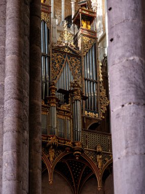 Amiens, Fransa 'daki katedral. 12. yüzyılın en eski ve en büyük Gotik katedrali.
