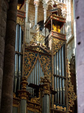 Amiens, Fransa 'daki katedral. 12. yüzyılın en eski ve en büyük Gotik katedrali.