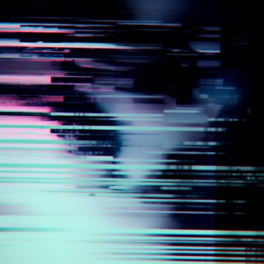 Arıza TV Ekranı: Sinyal parazitli dijital arkaplan. Duvar kağıdı için modern ve yaratıcı bir dekorasyon. Arkaplan Tasarım Şablonu.