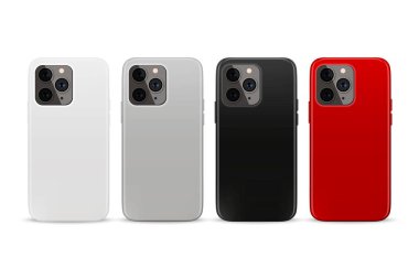 Vektör 3d Gerçekçi Akıllı Telefon ve Kredi Kartı, Wi-Fi Başarılı Ödeme. Card, Çevrimiçi Alışveriş 'ten Satın Alma Konsepti. Tasarım Şablonu, POS Terminali, Mockup. NFC Aygıtı İşleniyor.