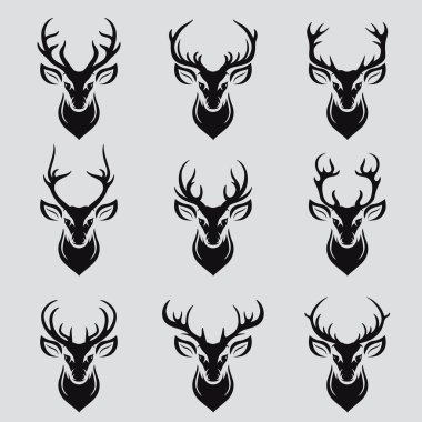 Vektör Ren Geyiği Boynuzları, Boynuzlar. Geyik boynuzu siluetleri. El Geyiği Boynuzu, Antler Set. Hayvan Karınca Koleksiyonu. Geyik tasarım elementleri. Vahşi Yaşam Avcıları, Hippi, Noel ve Yeni Yıl Konsepti.