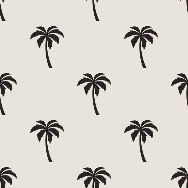 Vektor Zökkenőmentes Minta Palm Trees Palm Tree Design Template Print — Stock Vector