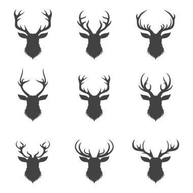 Vektör Noel Geyiği Boynuzları, Boynuzlar. Geyik boynuzu siluetleri. El Geyiği Boynuzu, Antler Set. Hayvan Karınca Koleksiyonu. Geyik tasarım elementleri. Vahşi Yaşam Avcıları, Hipster, Noel Kavramı.