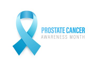 Prostat Kanser Banner, Kart, Beyaz Arkaplanda Vektör 3d Gerçekçi Mavi Kurdele. Prostatea Kanser Bilinci Ay Sembol Kapanışı, Eylül. Dünya Prostat Kanser Günü Konsepti.