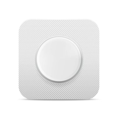 Vector Realistik Eczacılık, Vitaminler, Kapalı Paketteki Tablet gibi haplar izole edildi. Kabarcık Ambalaj Tasarım Şablonu. Ön taraf, Top View. Tıp, Sağlık Konsepti.