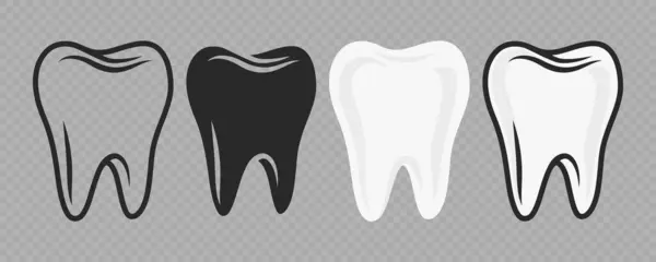 Векторный Карикатурный Зуб Дизайн Шаблона Содействия Стоматологической Помощи Зубной Пасты Лицензионные Стоковые Векторы