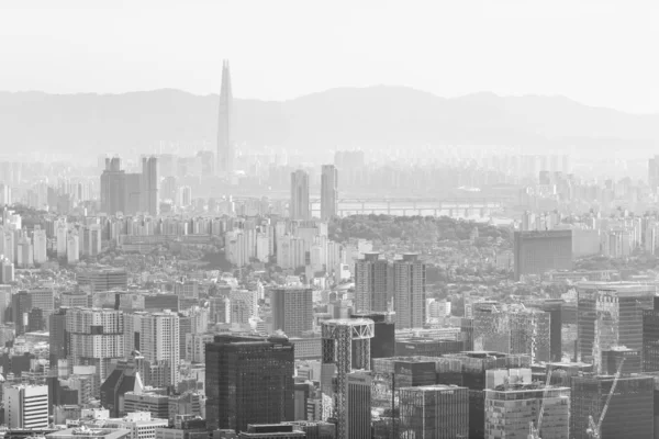Szöul Dél Korea Városkép Inwangsan Hegyről 2022 November — Stock Fotó