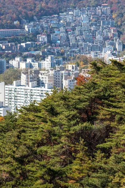 한국의 2022 산에서 바라본 — 스톡 사진