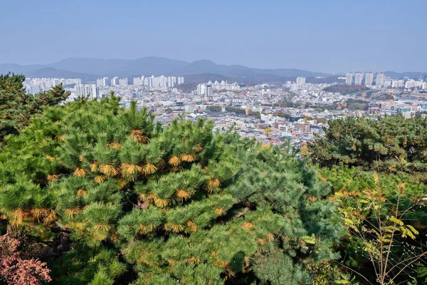 Cityscape Suwon Capital Gyeonggi Province South Korea November 2022 — Stock Photo, Image