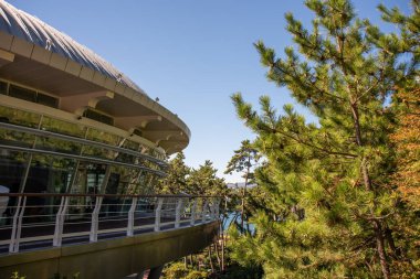 19 Ekim 2022 'de APEC Zirvesi' nin yapıldığı Busan Güney Kore 'deki Nurimaru APEC Evi