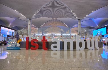 İstanbul Havalimanı Uluslararası Kalkış Terminali 14 Eylül 2022