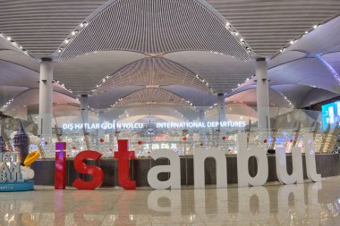 İstanbul Havalimanı Uluslararası Kalkış Terminali 14 Eylül 2022