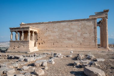 Atina 'nın başkenti Yunanistan' daki Akropolis 'teki Yankı Tapınağı