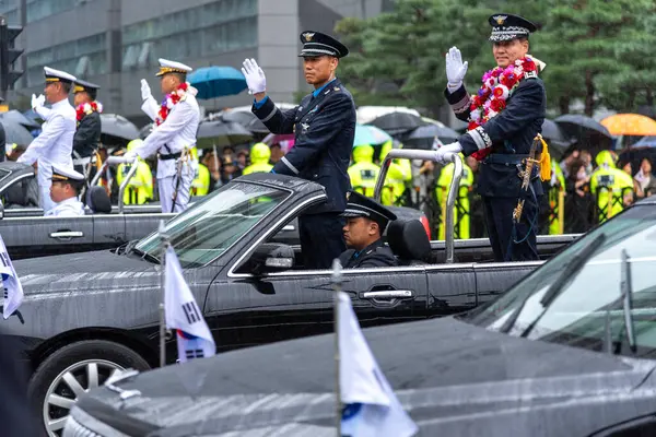 Journée Des Forces Armées Défilé Militaire Armée Coréenne Séoul Capitale — Photo