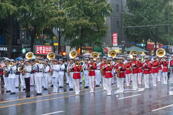 Militärparade Zum Tag Der Streitkräfte September 2023 Der Südkoreanischen Hauptstadt — Stockfoto