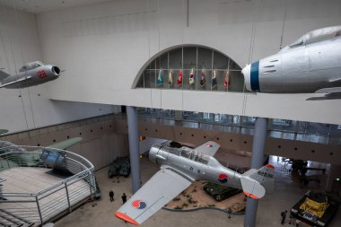 Kore Savaş Anıtı, Tarih Askeri Müzesi ve Silah Sergisi 5 Kasım 2023 'te Güney Kore, Seul' de