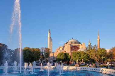 Ayasofya Camii ve İstanbul 'daki tarihi Bizans Kilisesi 10 Eylül 2022