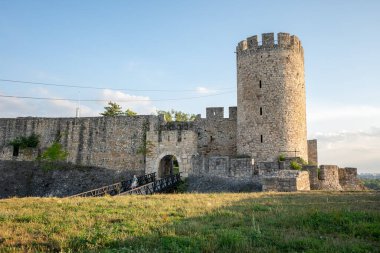 Sırbistan 'ın başkenti Belgrad' daki Kalemegdan parkında 28 Haziran 2024 'te Tarihi Belgrad Kalesi' nin kalıntıları