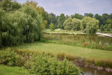 Stromovka Royal Game Reserve, 20 Temmuz 2024 tarihinde Çek Cumhuriyeti 'nin başkenti Prag' ın Bubenec ilçesinde büyük bir park.