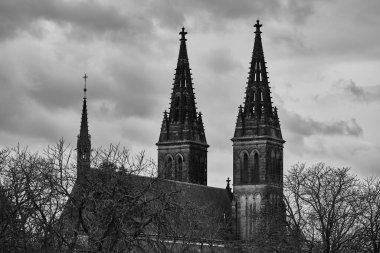 St. Peter ve St. Paul Bazilikası, Çek Cumhuriyeti 'nin başkenti Prag' daki Vysehrad kalesindeki neo-gotik kilise.