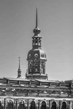 Museum complex of Dresden Castle or Royal Palace, former residence of the electors and kings of Saxony in old town of Dresden, Germany on 8 September 2024 clipart