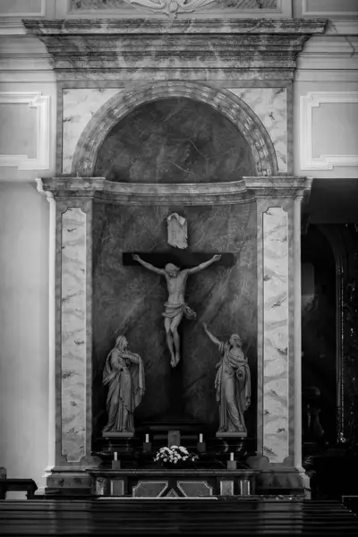 Stock image Interior details in the Dresden Cathedral of the Holy Trinity (Katholische Hofkirche) at Theaterplatz square in Dresden, Saxony, Germany