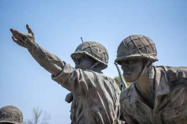 The War Memorial of Korea, history military museum dedicated to the Korean War in Seoul, South Korea on April 9, 2023 clipart