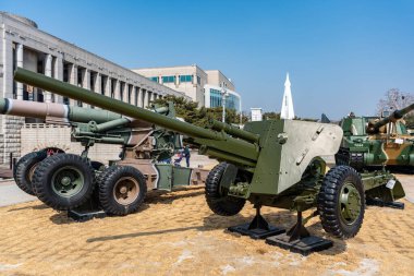 The War Memorial of Korea, history military museum dedicated to the Korean War in Seoul, South Korea on 9 March 2022 clipart