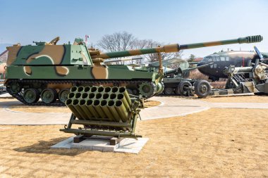 The War Memorial of Korea, history military museum dedicated to the Korean War in Seoul, South Korea on 9 March 2022 clipart