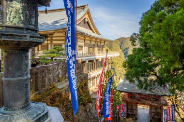 Seiganto-ji Tendai Buddhist temple in Wakayama Prefecture, Japan on 16 February 2024 clipart