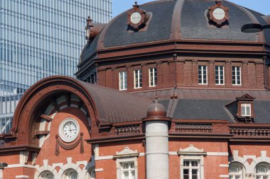 Tokyo İstasyonu Kubbesi, Tokyo 'daki ana demiryolu terminali, Japonya' nın başkenti.
