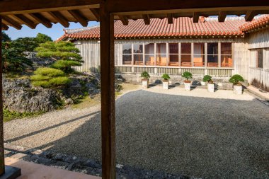 Shurijo Şatosu, 27 Şubat 2018 tarihinde Japonya 'nın Okinawa adası Naha' daki Dünya Mirası 'nın eski başkenti Ryukyu Krallığı' nın