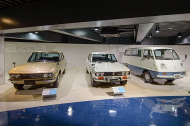 20 Aralık 2017 tarihinde Japonya 'nın Hiroşima kentindeki Mazda araba müzesi ve montaj fabrikası sergisinde eski arabalar sergilendi.