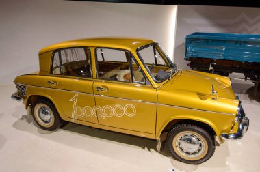 20 Aralık 2017 tarihinde Japonya 'nın Hiroşima kentindeki Mazda araba müzesi ve montaj fabrikası sergisinde eski arabalar sergilendi.